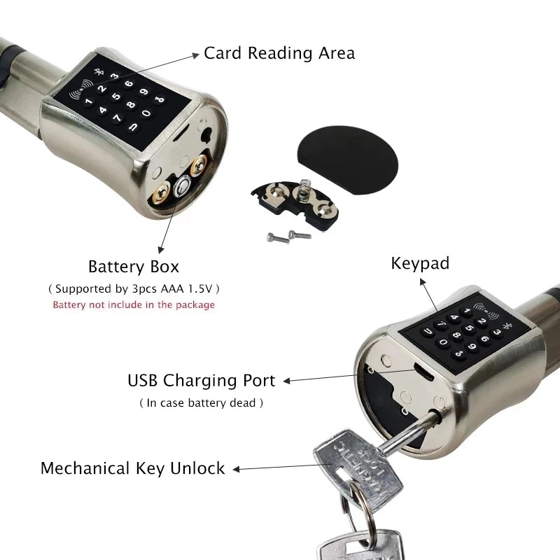 RFID Digital Remote Control Keyless APP Wifi Lock