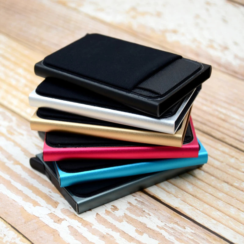 Automatic Pop-up Mini RFID Wallet