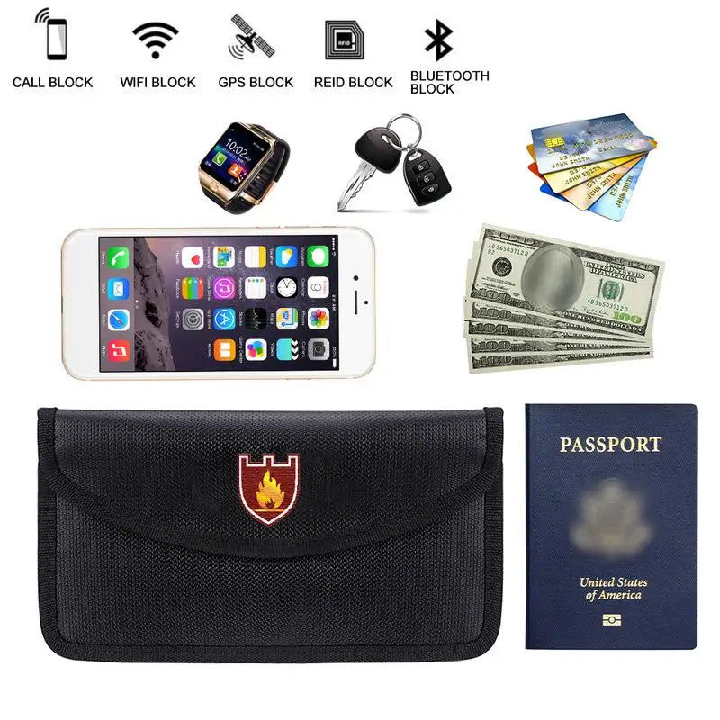 Fireproof RFID Card Holder for Passports