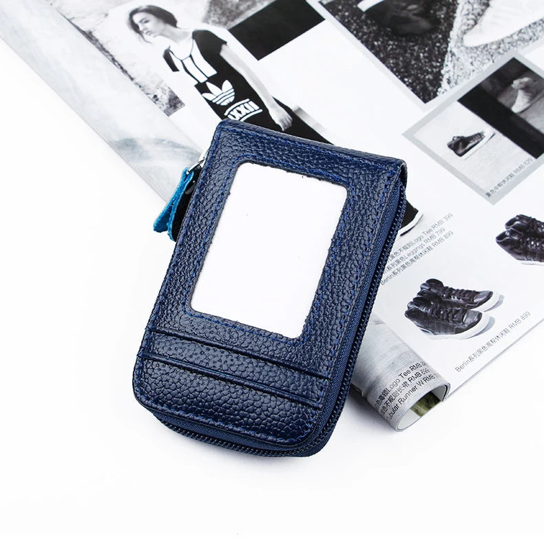 RFID Anti Theft Zipper Card  Holder
