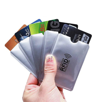 10Pcs RFID Blocking Card Holder